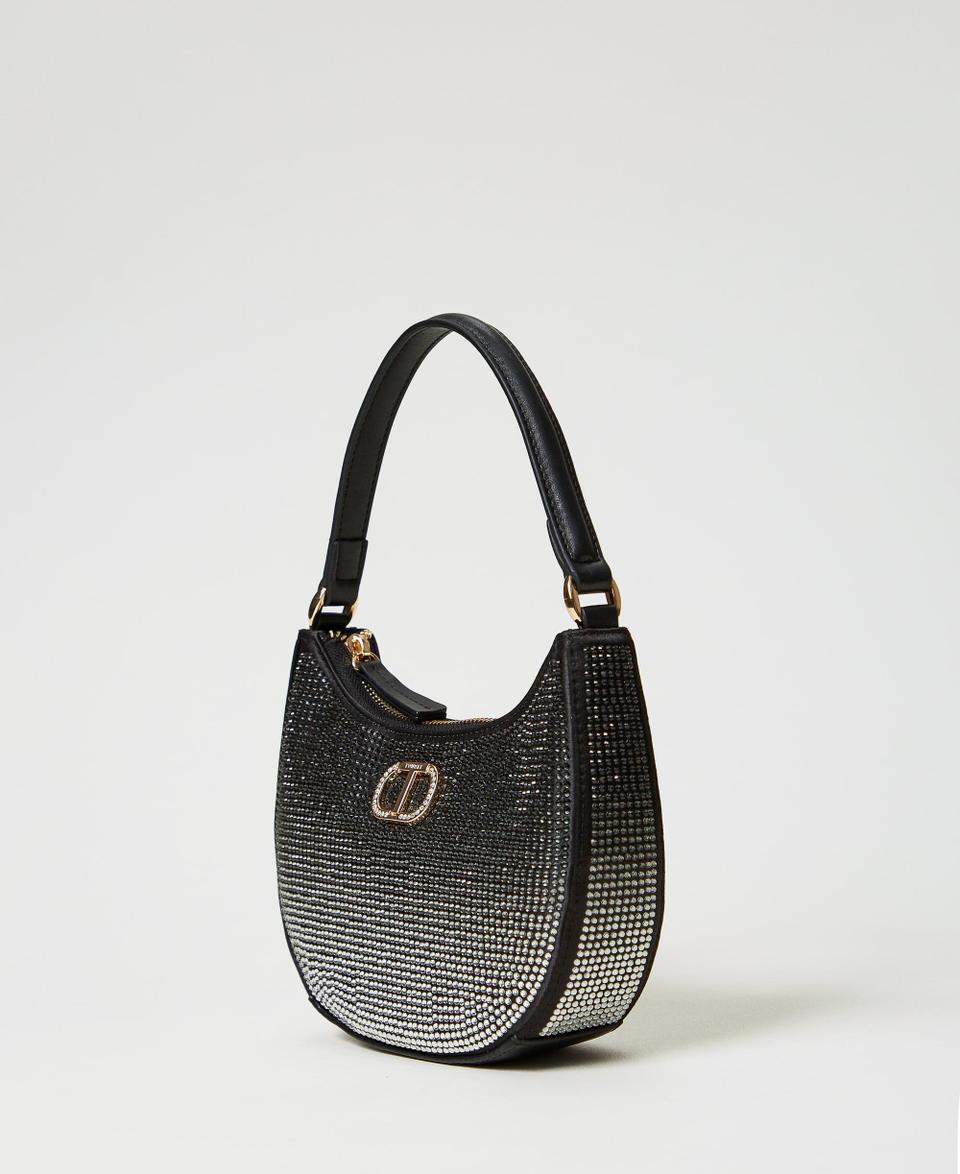 Twin Set Borsa hobo ‘Moon’ con strass Outlet