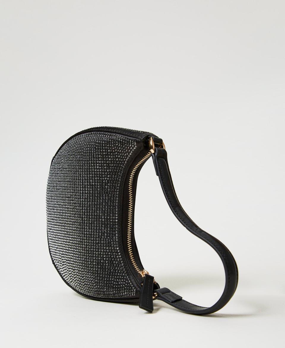 Twin Set Borsa hobo ‘Moon’ con strass Outlet