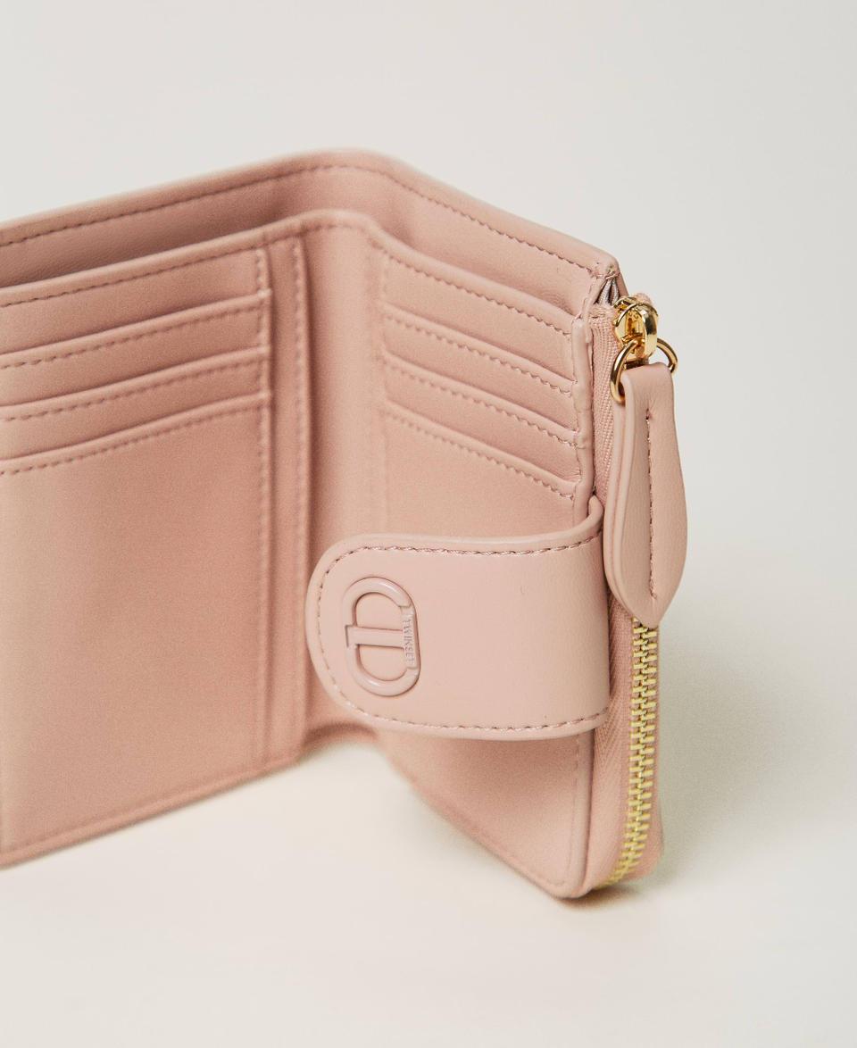 Twin Set Portafoglio con zip e Oval T Saldi Di Fabbrica
