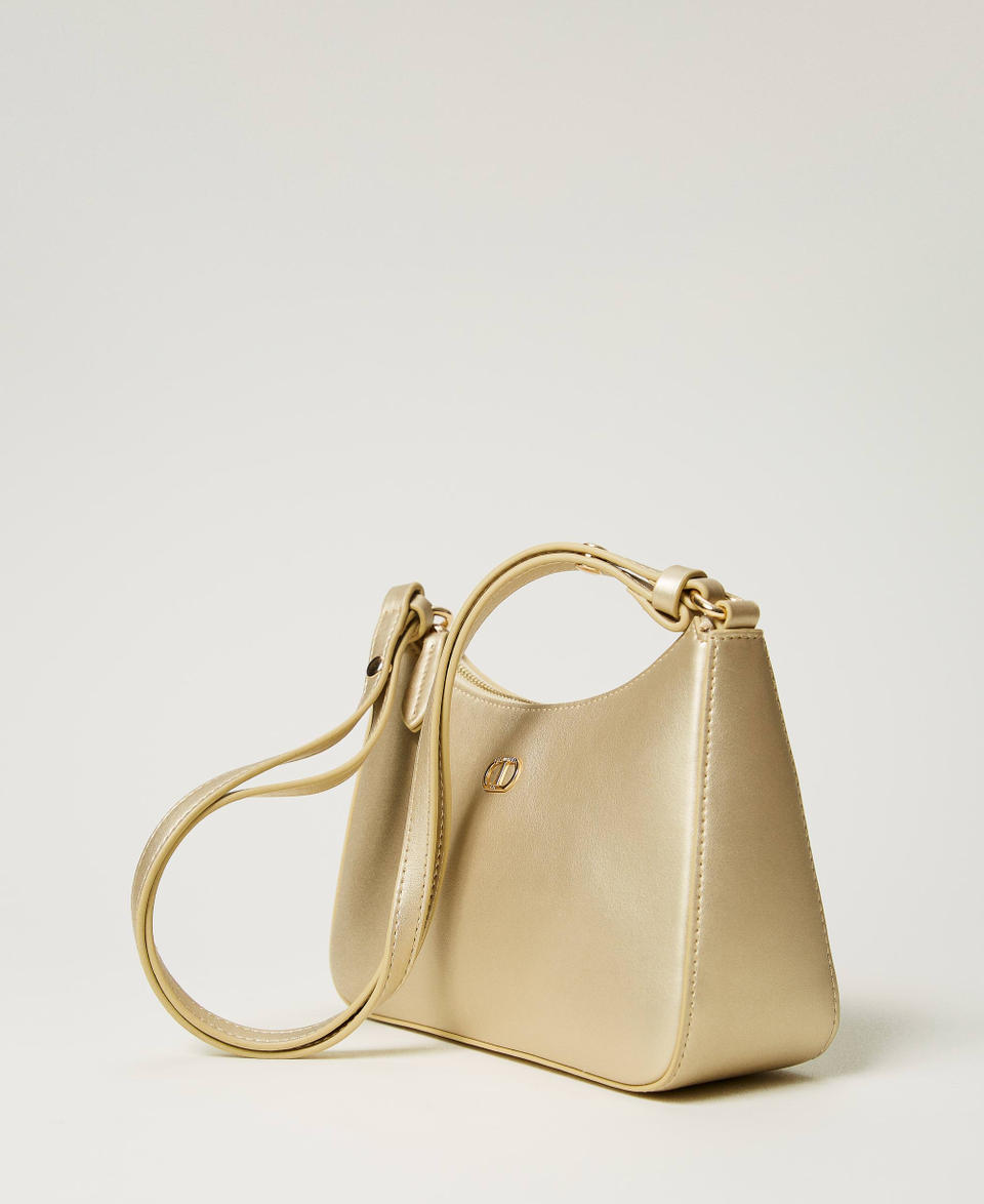Twin Set Mini borsa hobo con logo Comprare a buon mercato