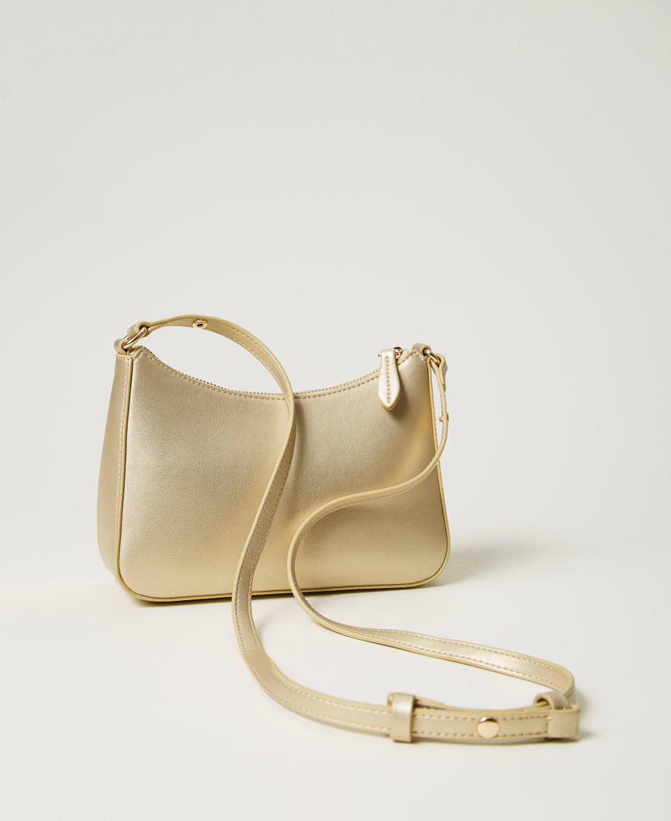Twin Set Mini borsa hobo con logo Comprare a buon mercato