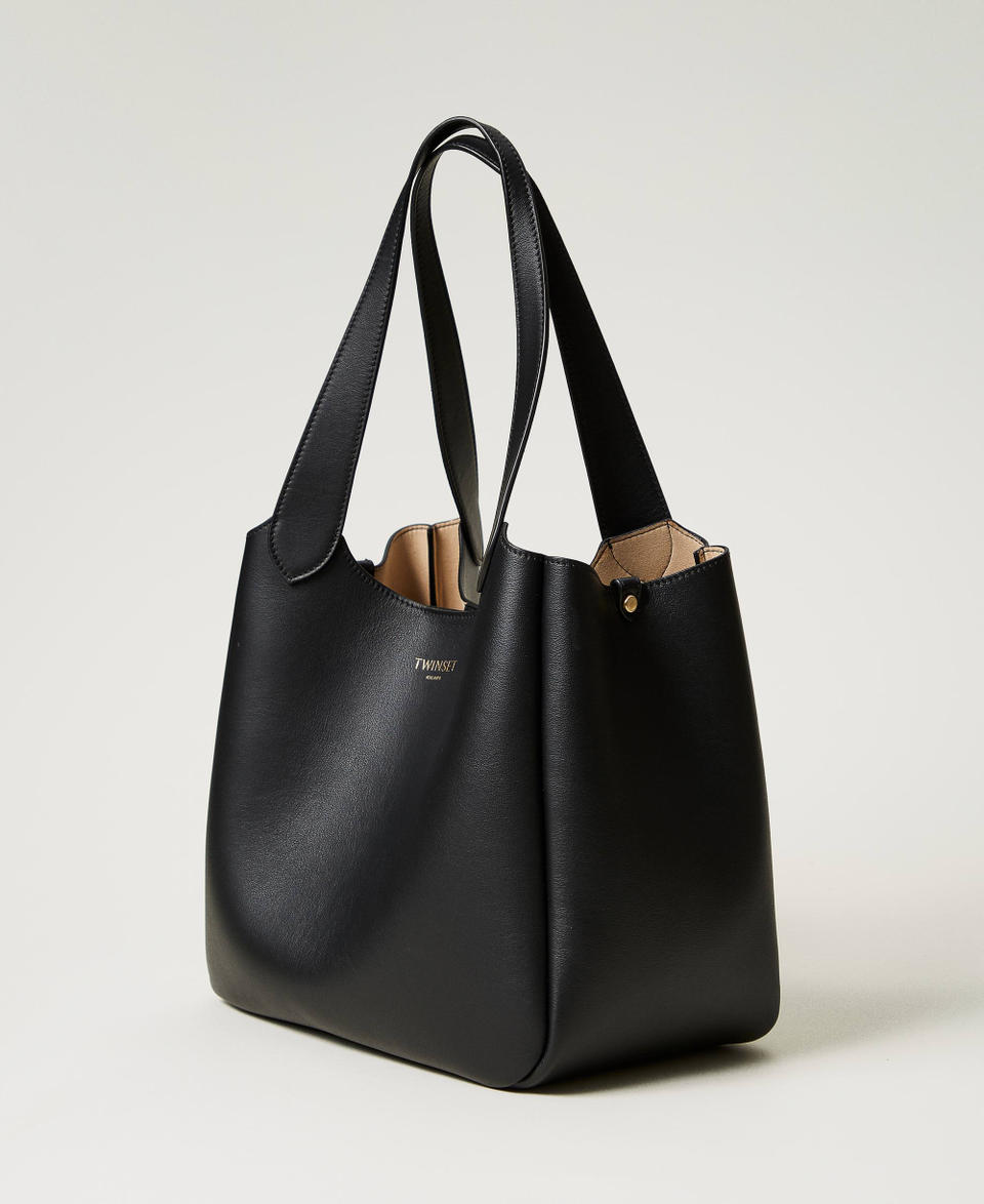 Twin Set Borsa shopper ‘Forever’ in pelle Grande vendita