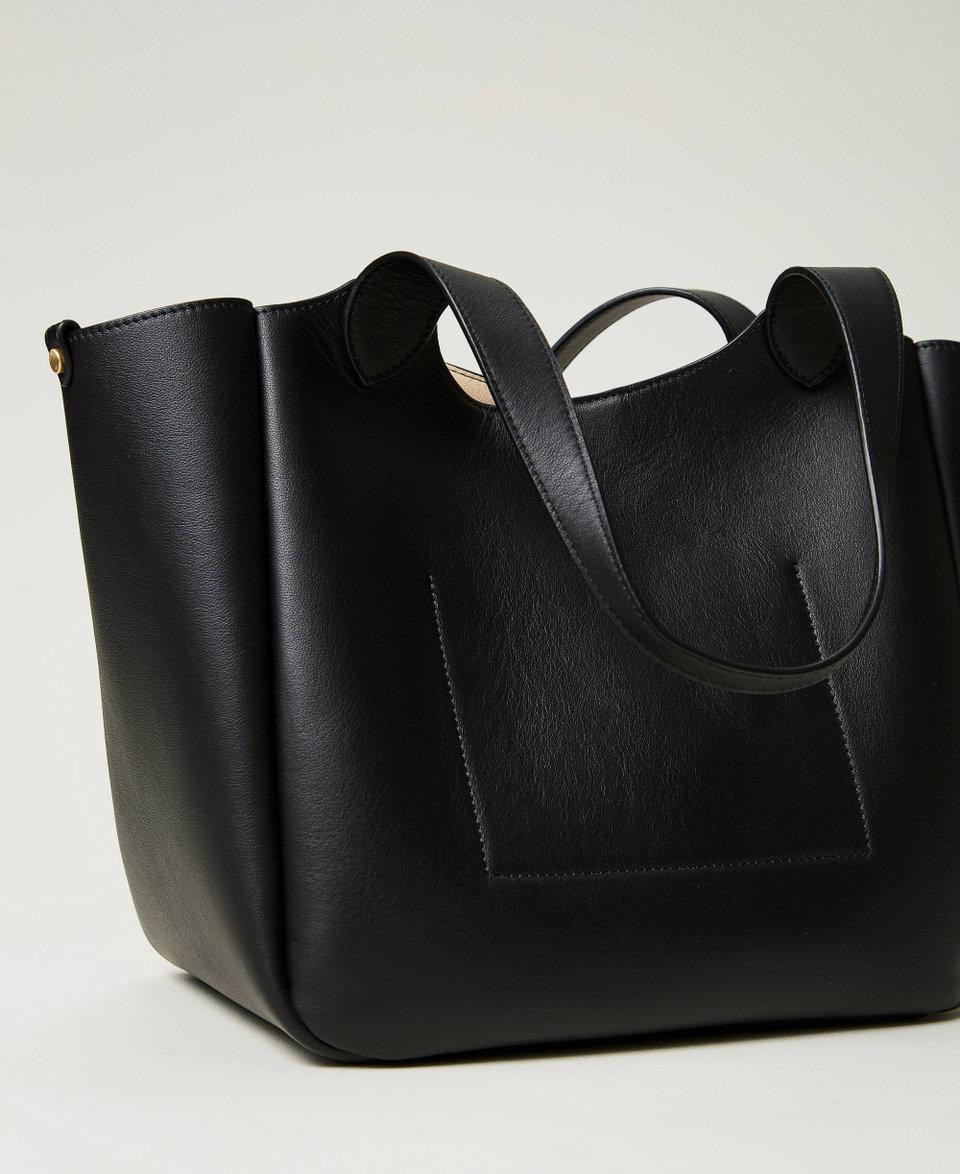Twin Set Borsa shopper ‘Forever’ in pelle Grande vendita