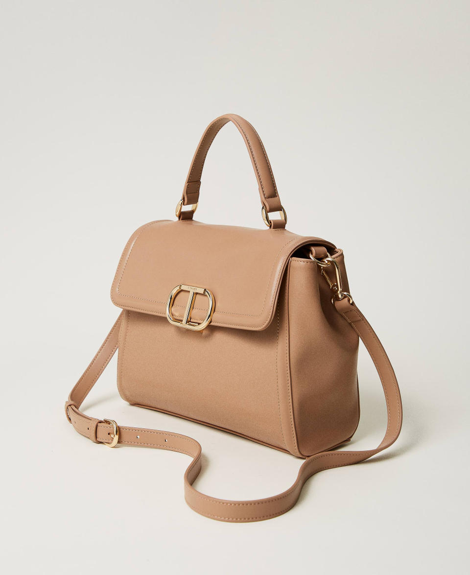 Twin Set Borsa top handle ‘Brera’ con apertura Oval T Offerta temporanea