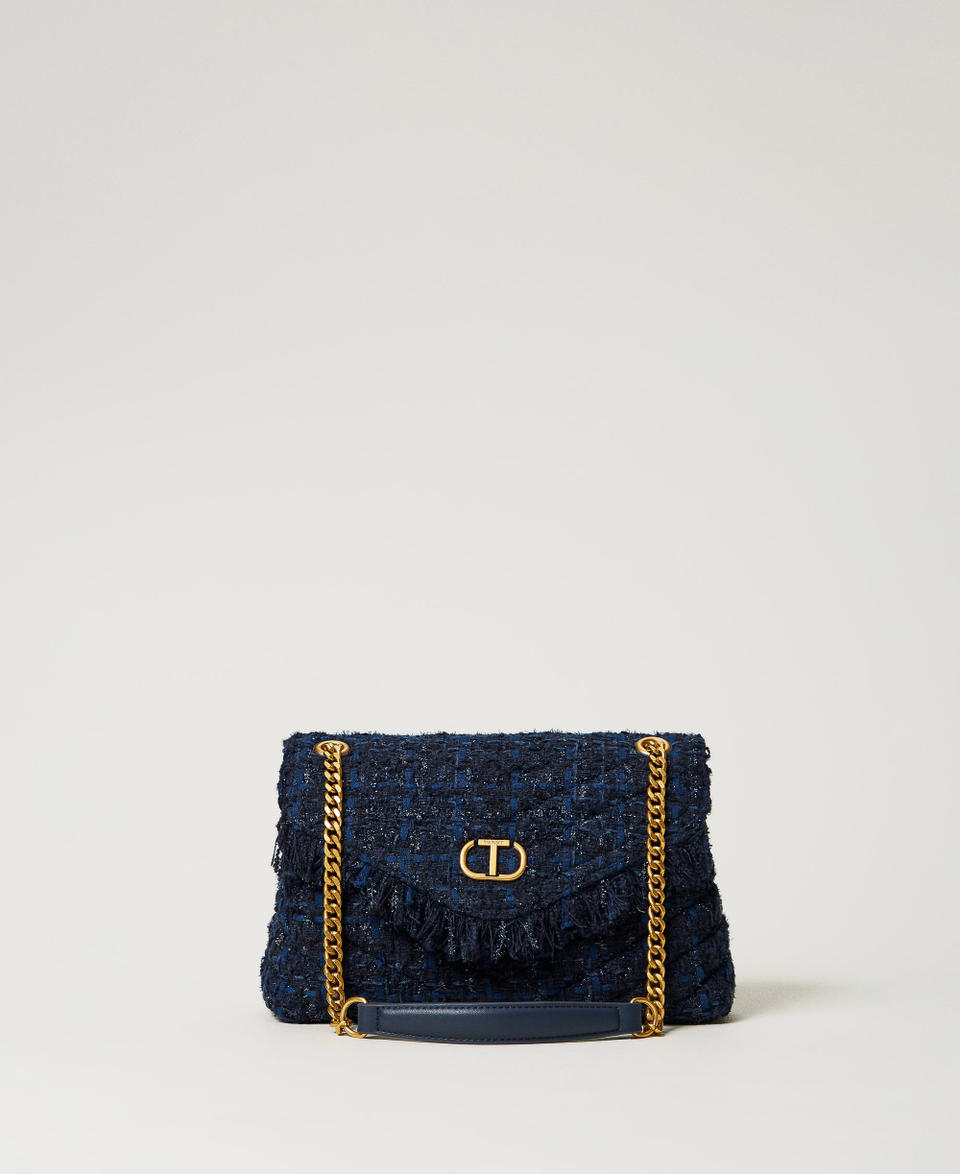 Twin Set Borsa a tracolla 'Dreamy' media in tweed Nuovi prodotti