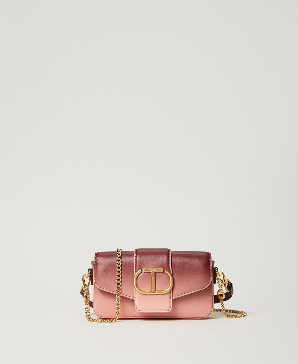 Twin Set Borsa a tracolla 'Amie' piccola in pelle sfumata Offerte stagionali
