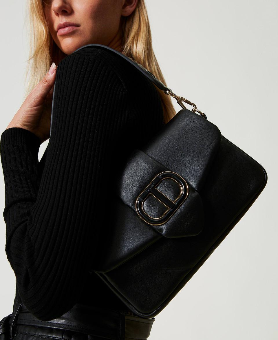 Twin Set Borsa a tracolla 'Amie' media in nappa Comprane uno, ottenene uno gratis