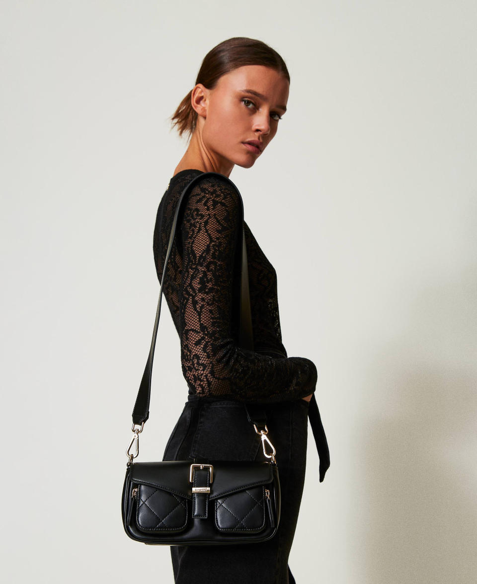 Twin Set Borsa a tracolla con tasche trapuntate Enormi risparmi