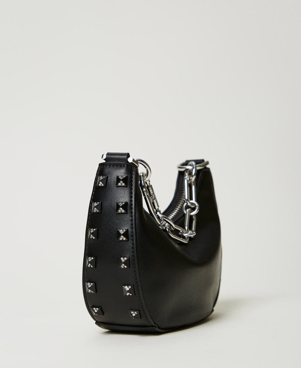 Twin Set Borsa ‘Mini Croissant’ con borchie Prezzo basso