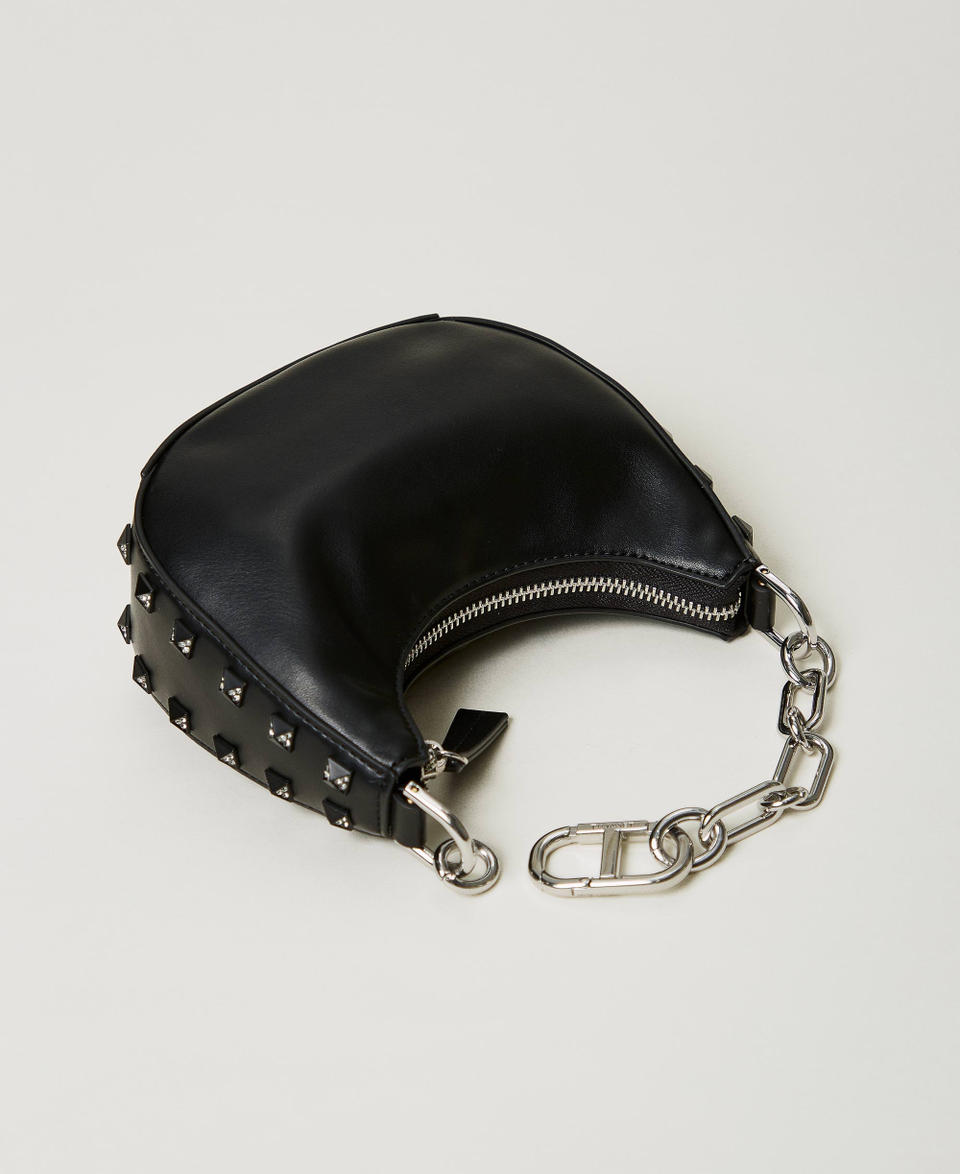 Twin Set Borsa ‘Mini Croissant’ con borchie Prezzo basso