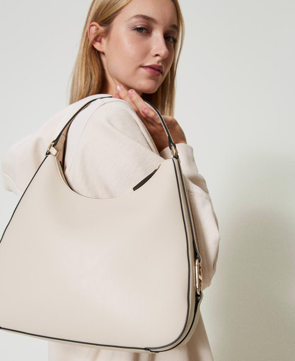 Twin Set Borsa hobo con fibbia Oval T Ritorno libero