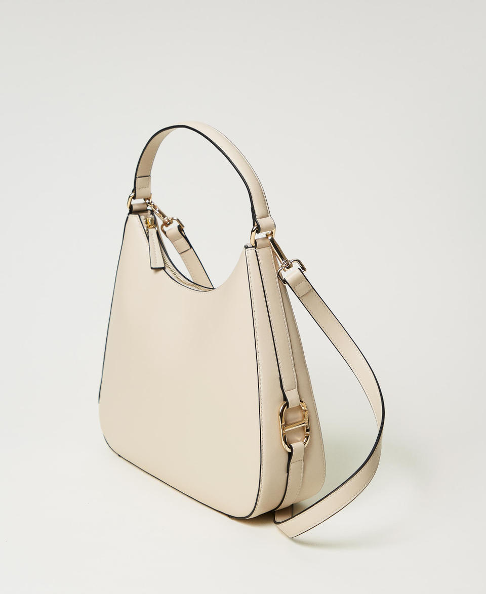 Twin Set Borsa hobo con fibbia Oval T Ritorno libero