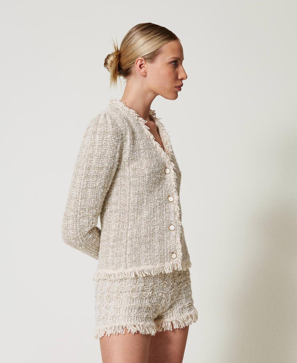 Twin Set Giacca in maglia jacquard con lurex Fino al 65% di sconto