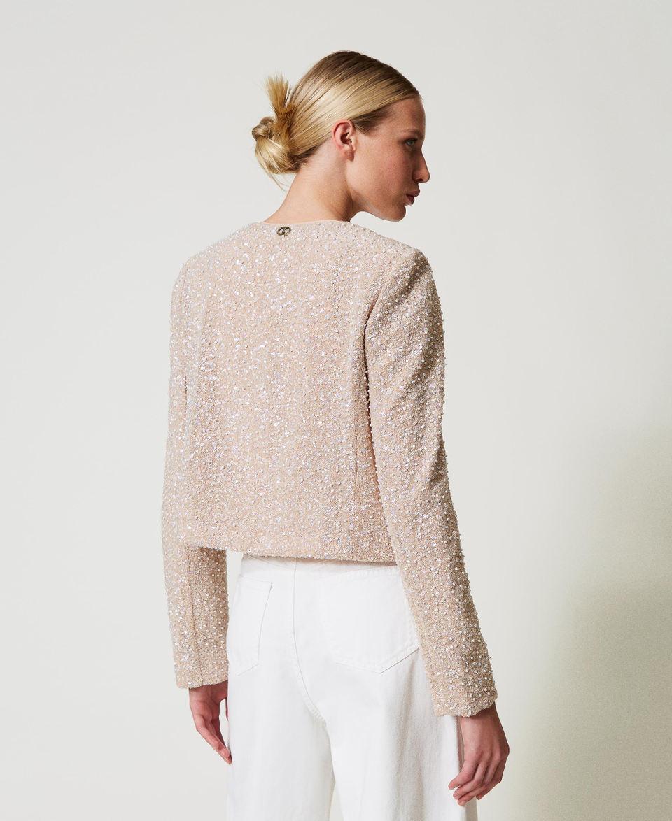 Twin Set Giacca con paillettes e perle Only for today