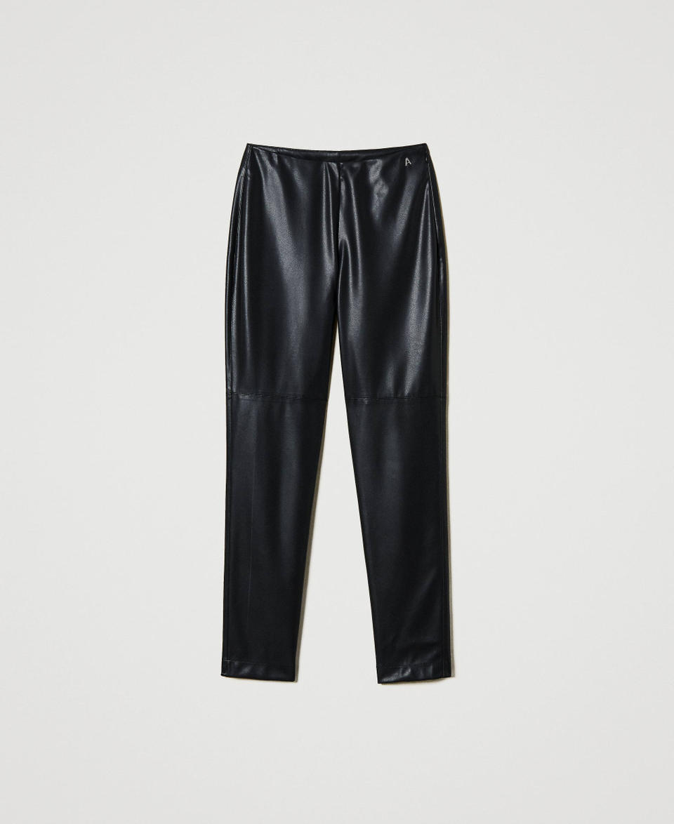 Twin Set Leggings effetto pelle Discount Store per i nuovi prodotti