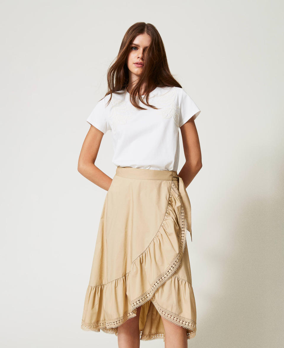 Twin Set T-shirt con ricamo Cornely Italy