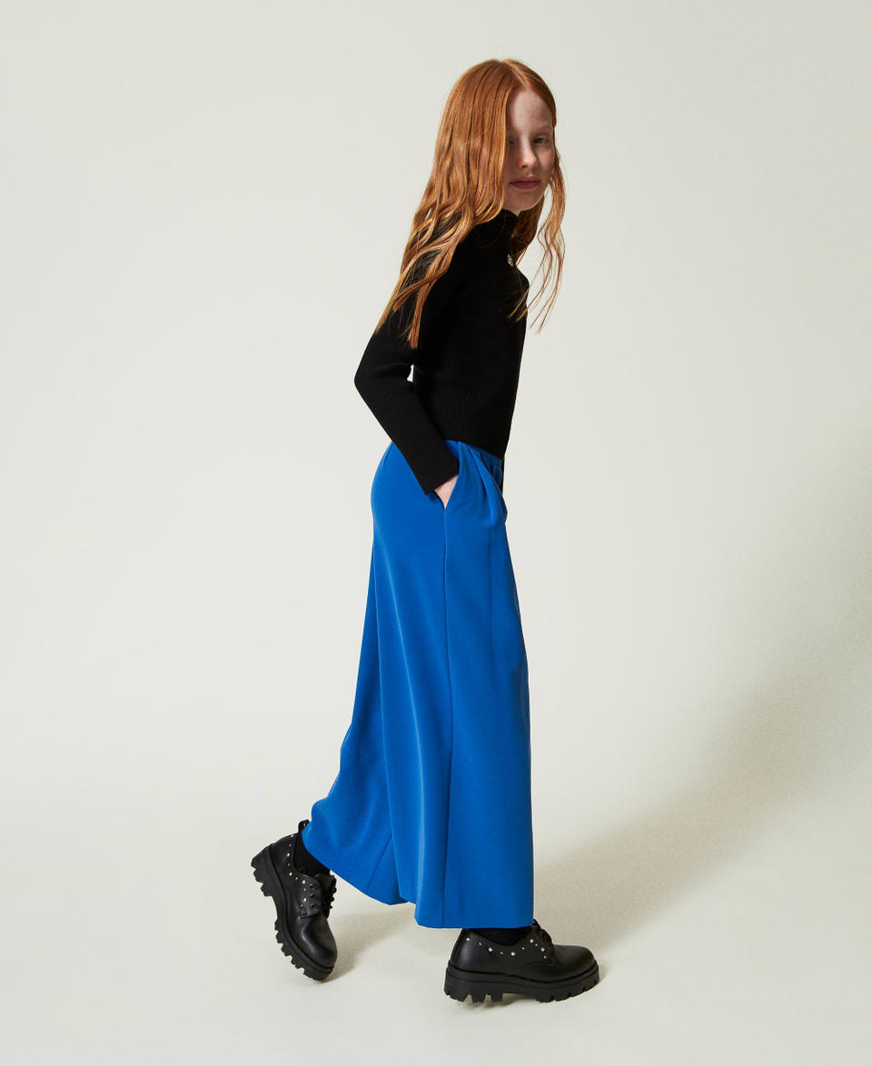 Twin Set Pantaloni a palazzo in flanella Nuovo