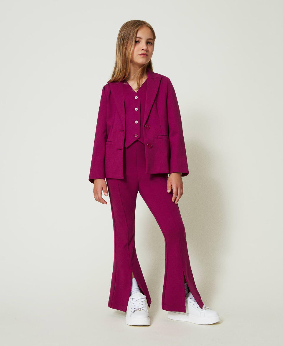 Twin Set Pantaloni flare con spacco Promozione Limitata