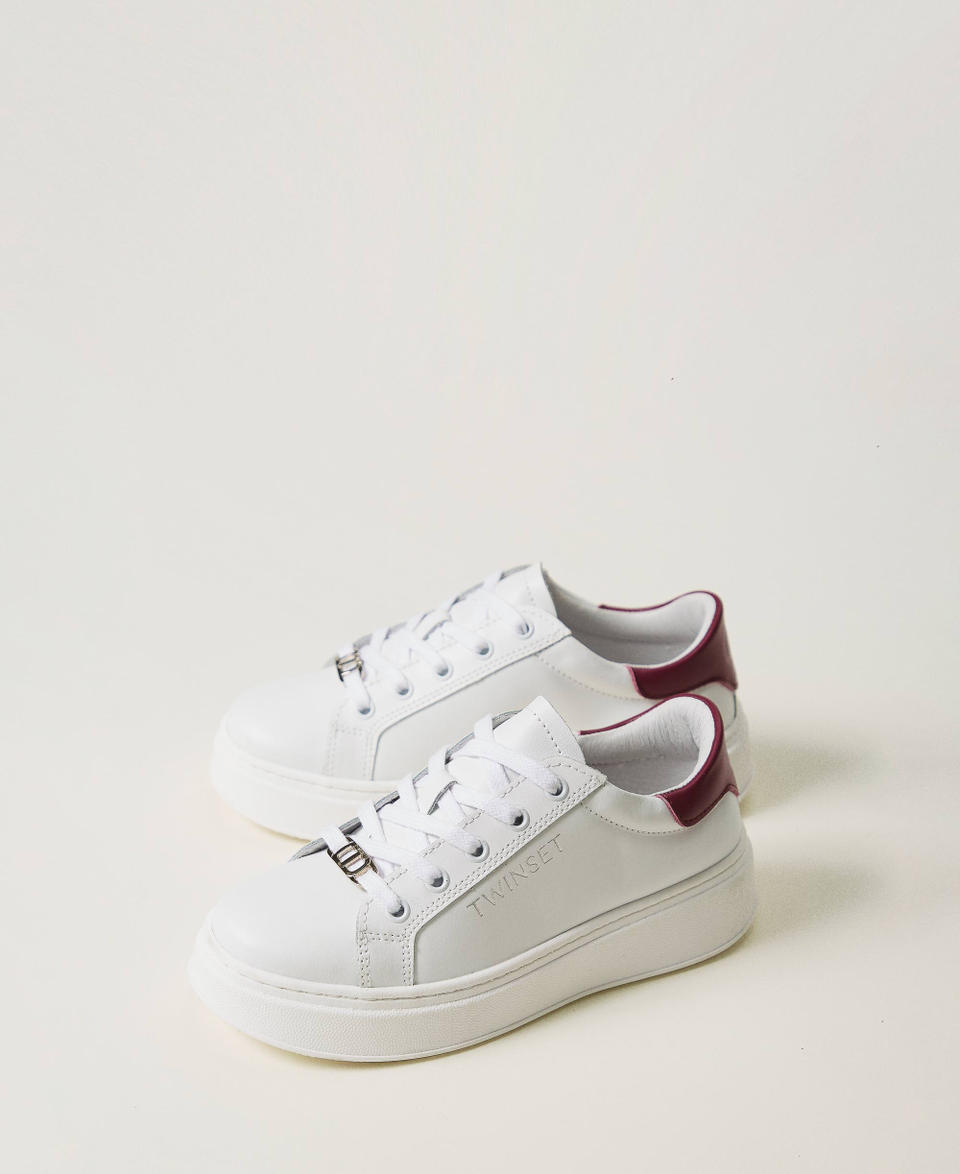 Twin Set Sneakers in pelle con logo Affare Del Giorno