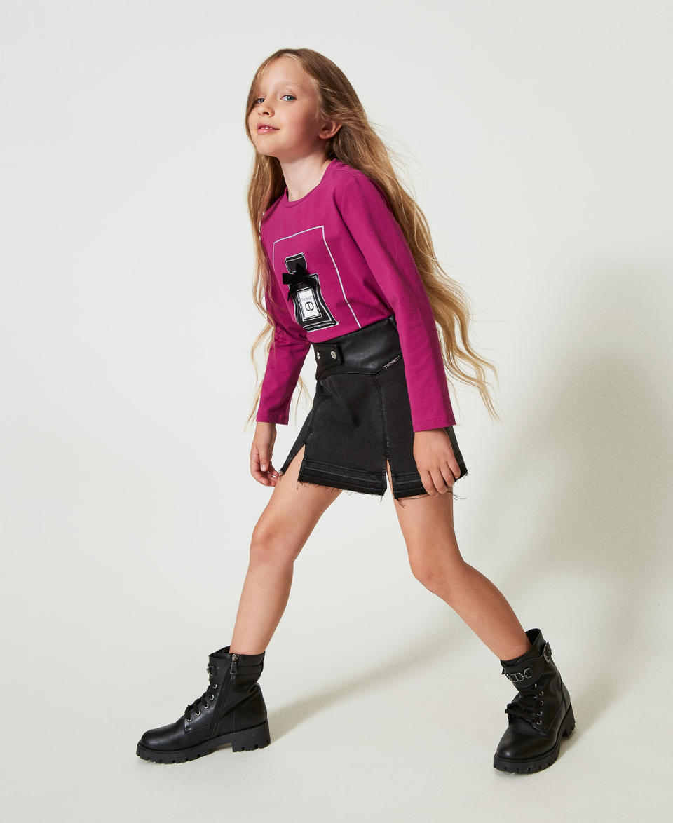 Twin Set Minigonna in jeans con spacchi Presa