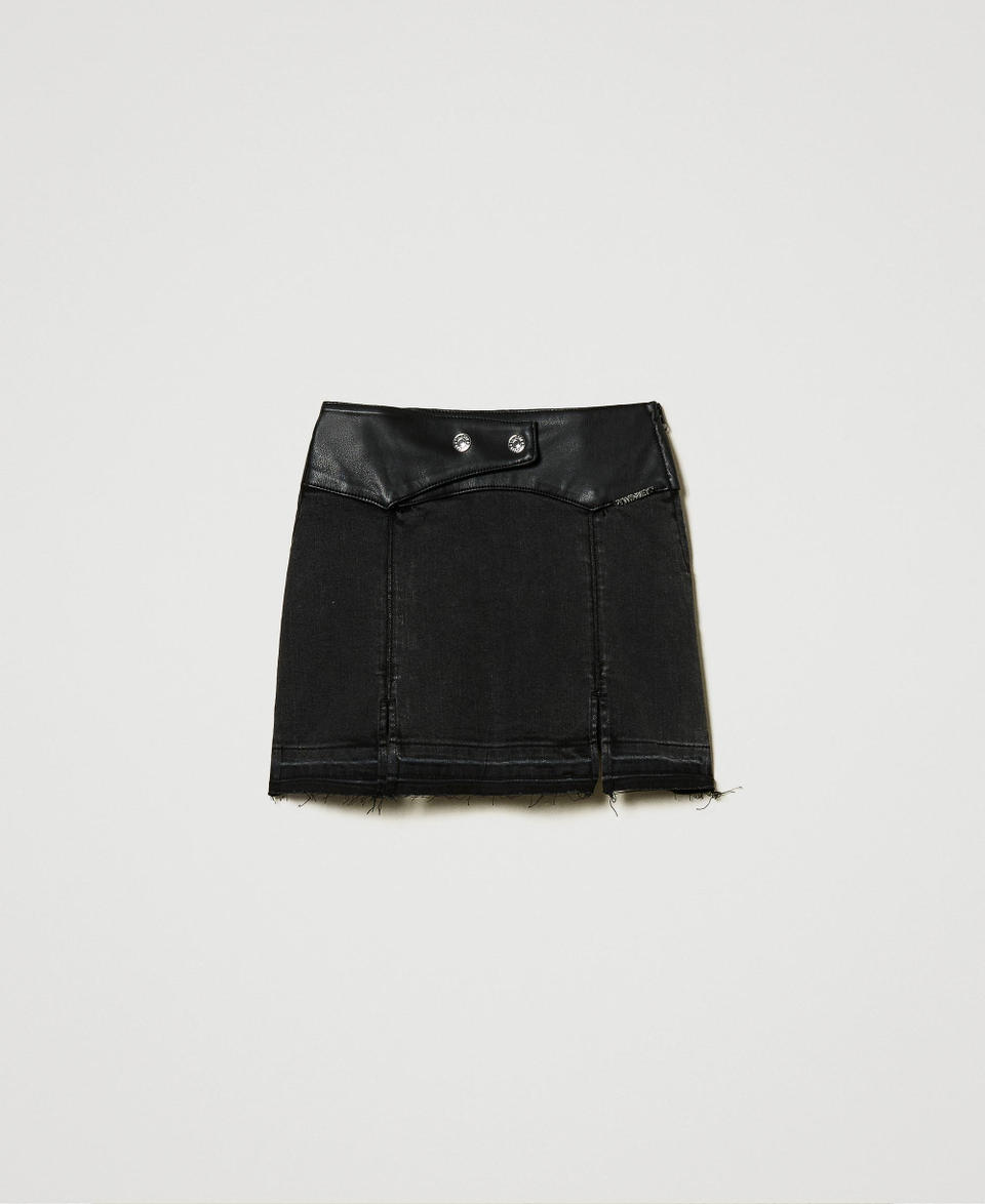 Twin Set Minigonna in jeans con spacchi Presa