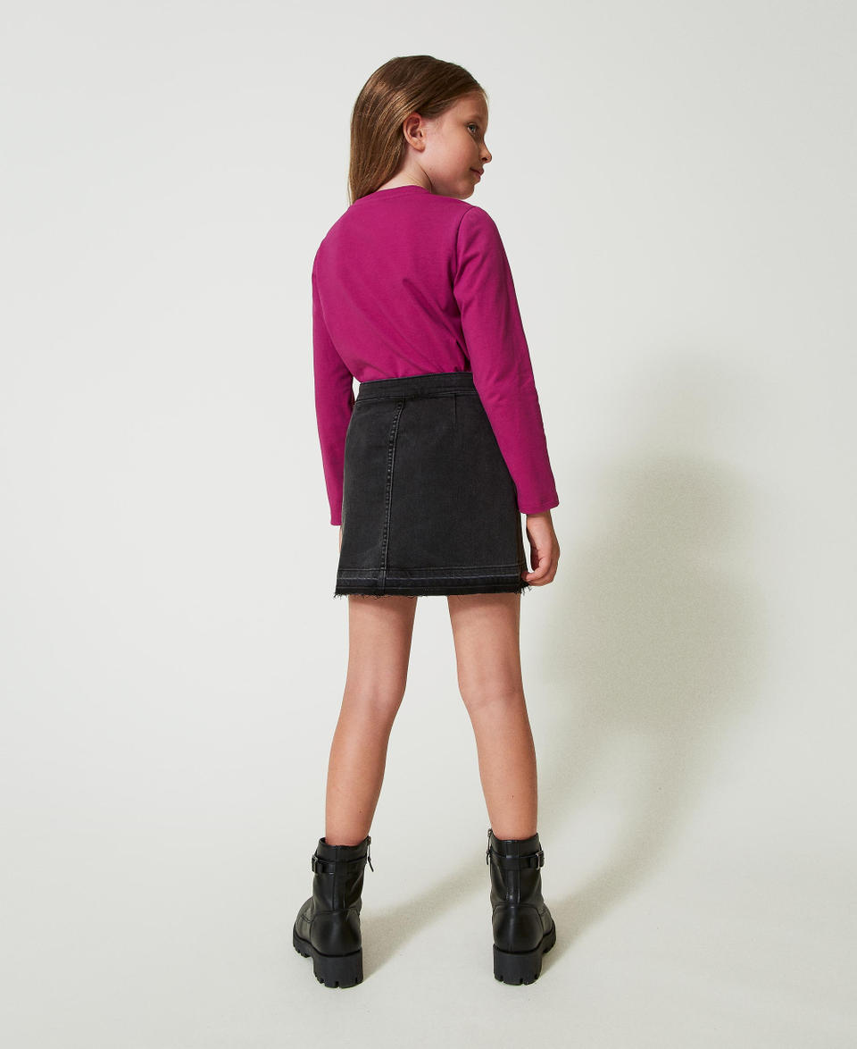Twin Set Minigonna in jeans con spacchi Presa