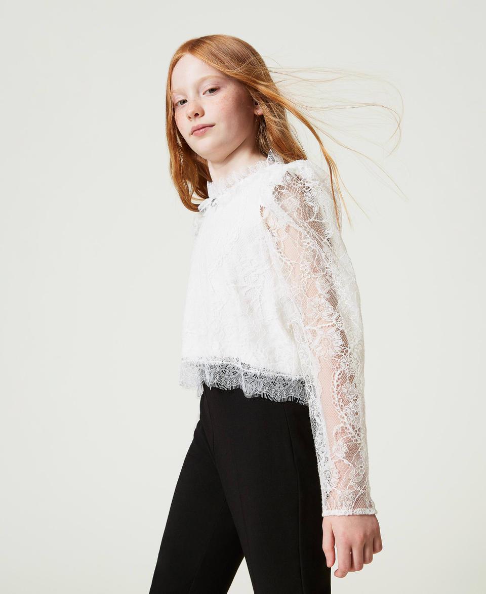 Twin Set Blusa in pizzo Valenciennes Sconto