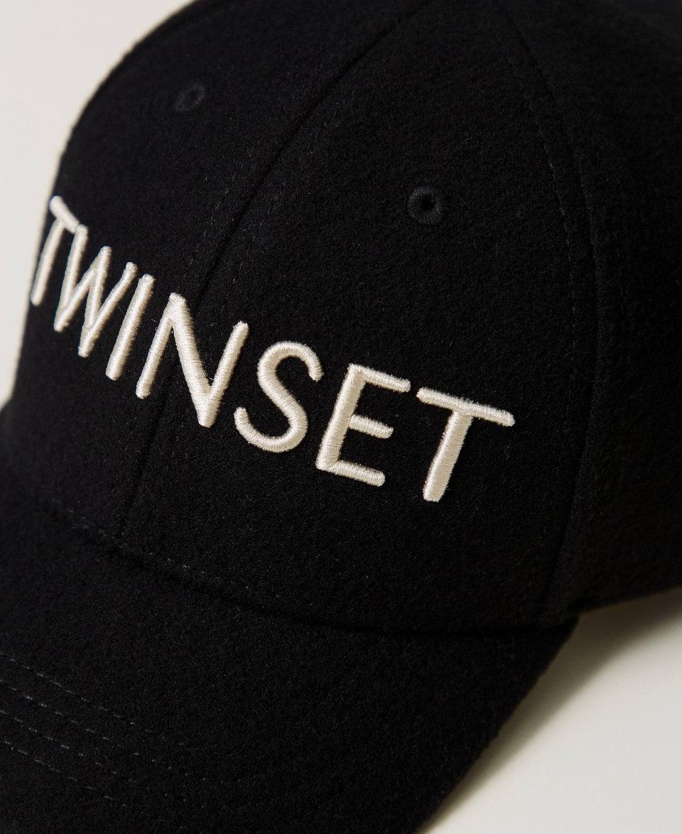 Twin Set Cappello da baseball in panno con logo Economico