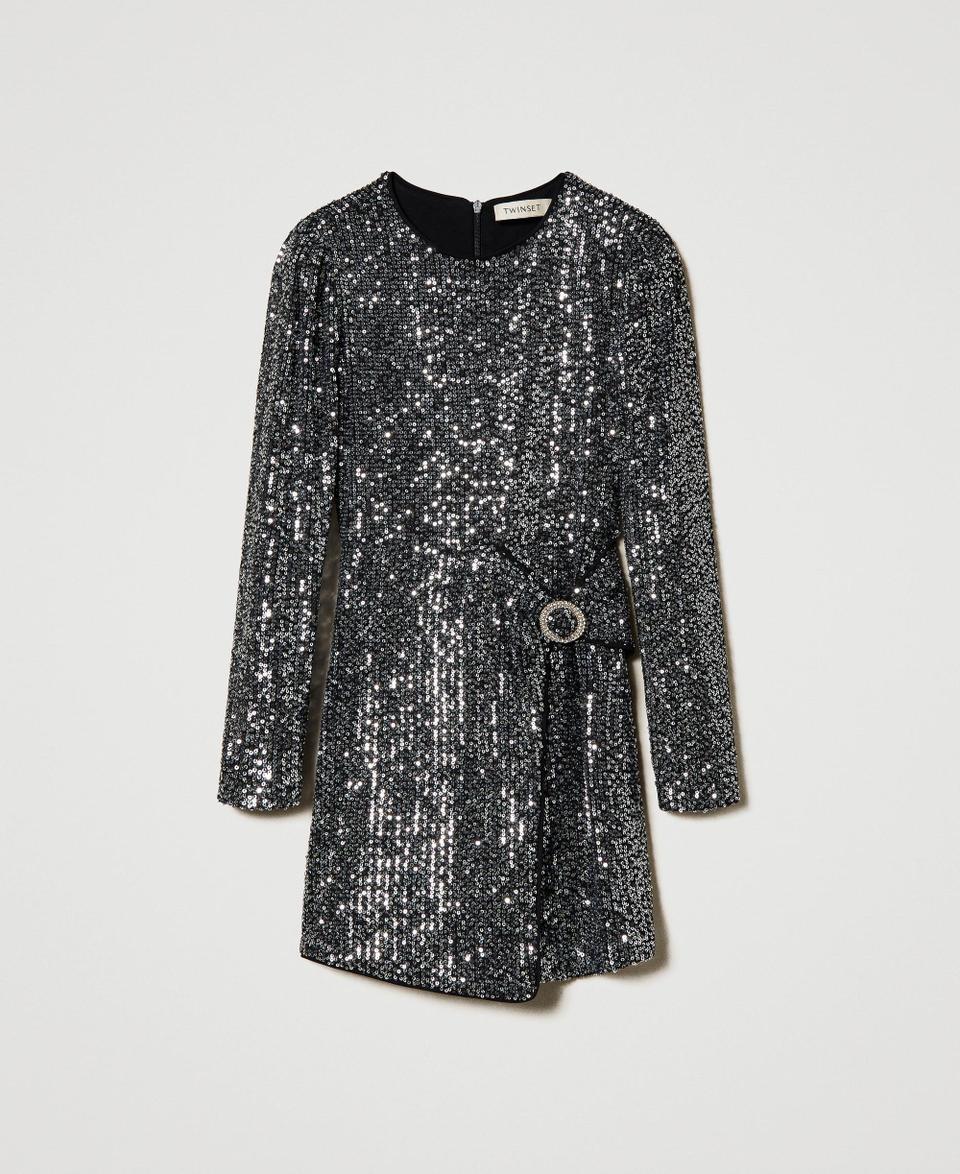 Twin Set Abito corto in full paillettes Offerte