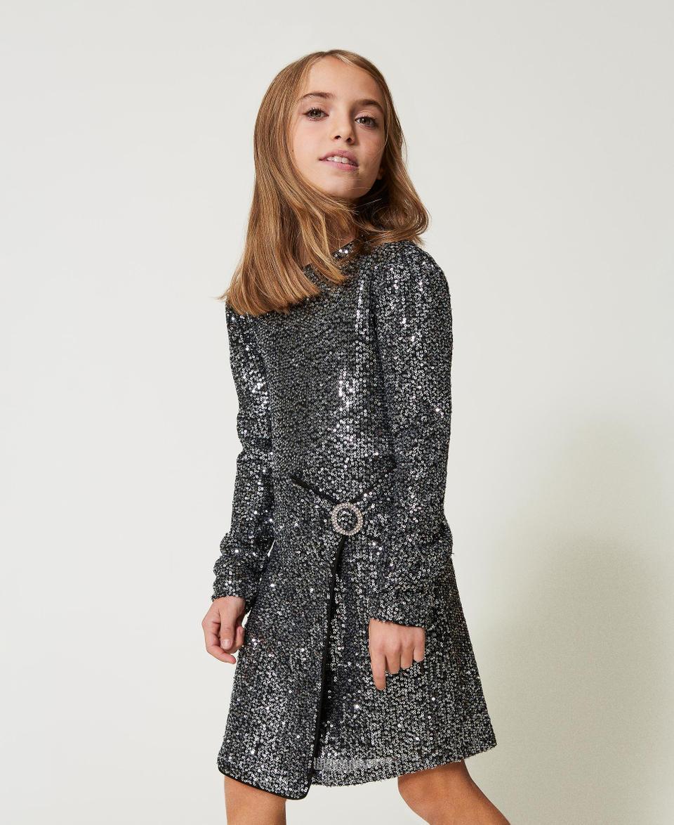 Twin Set Abito corto in full paillettes Offerte