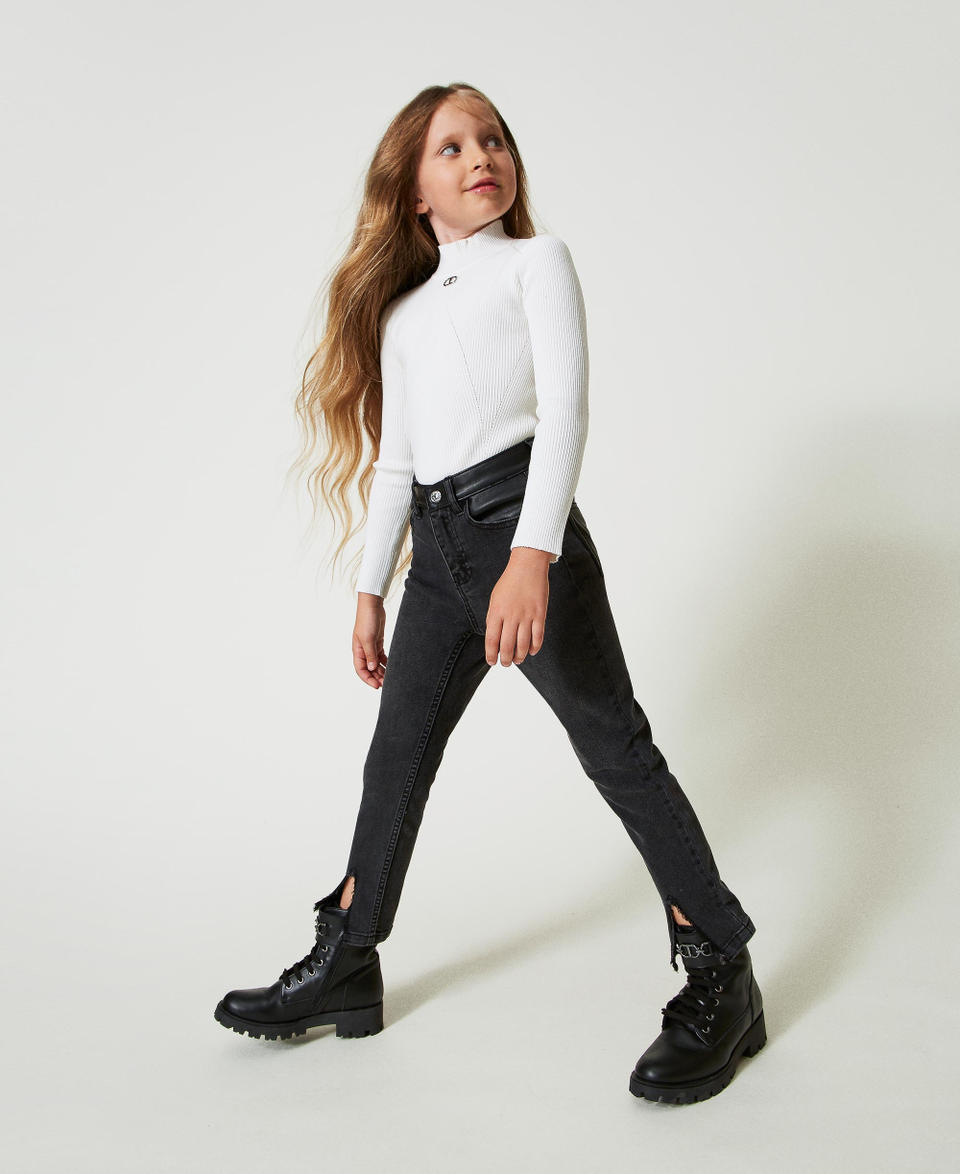 Twin Set Jeans skinny con spacchi Vendita Calda
