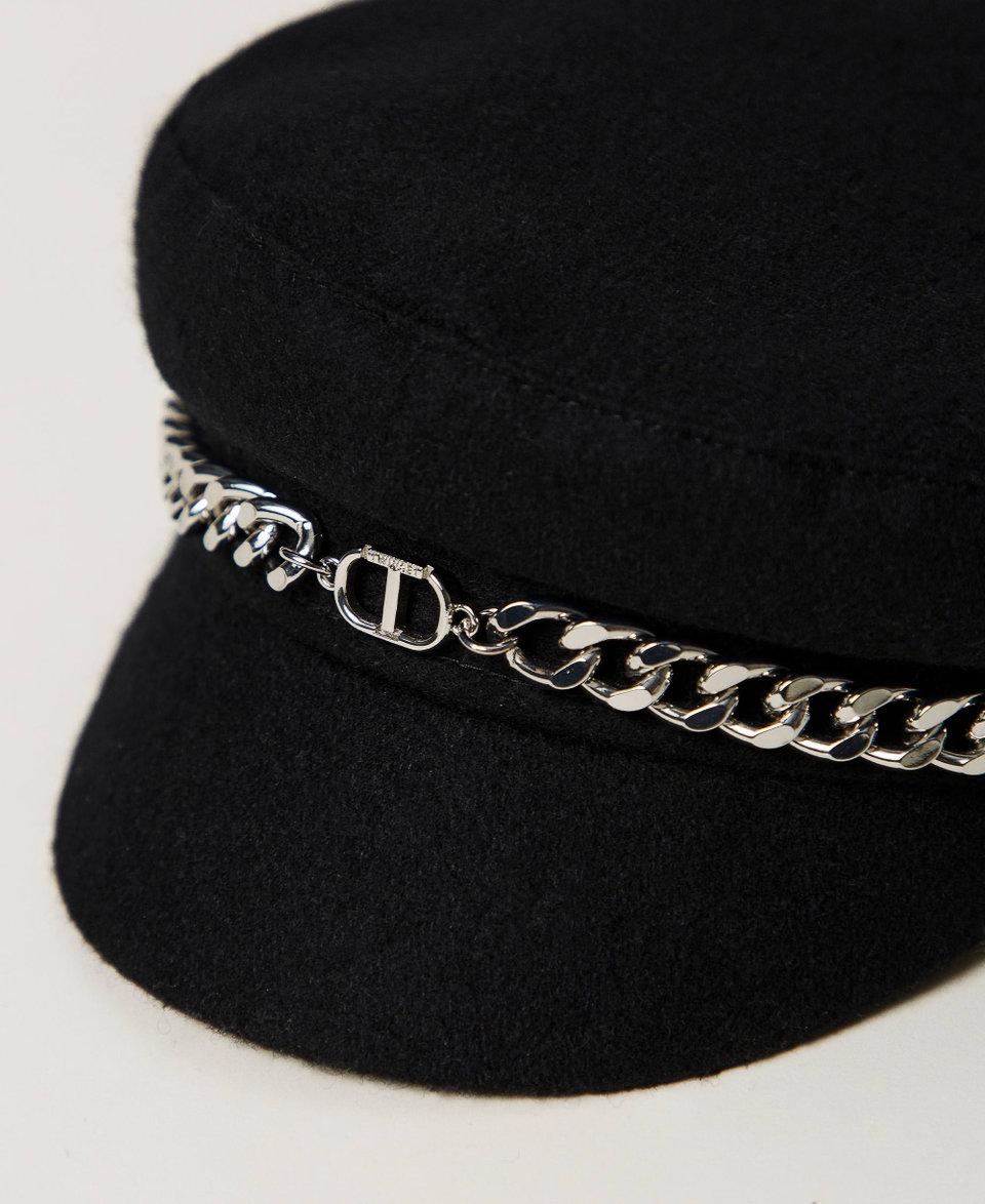 Twin Set Cappello basco in panno Moda