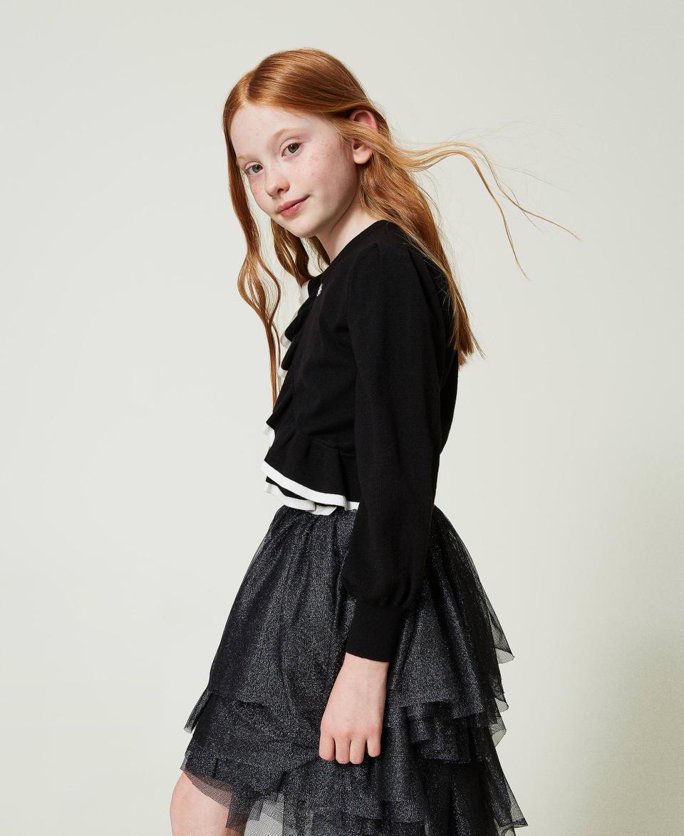 Twin Set Maglia regular con doppia balza Negozio online di fabbrica