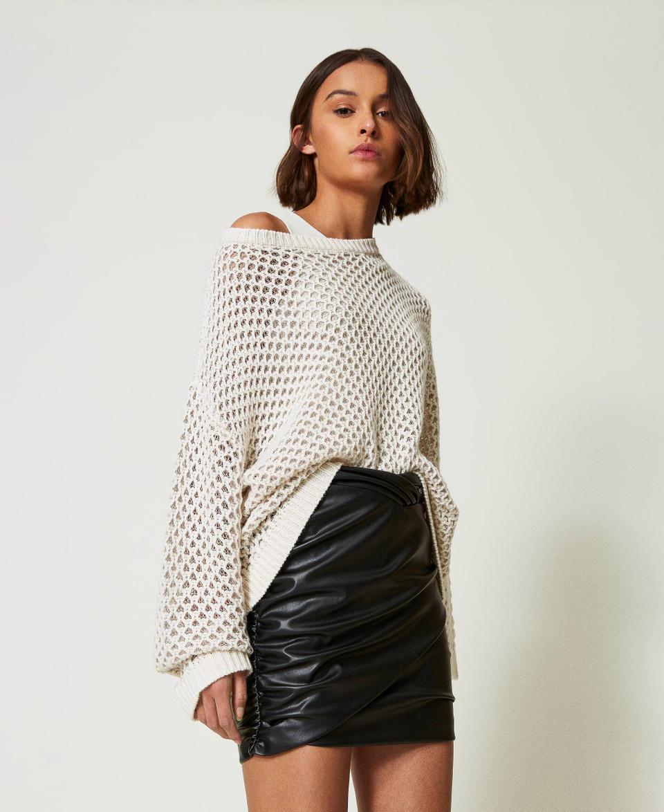 Twin Set Minigonna MYFO con arricciatura Offerta San Valentino