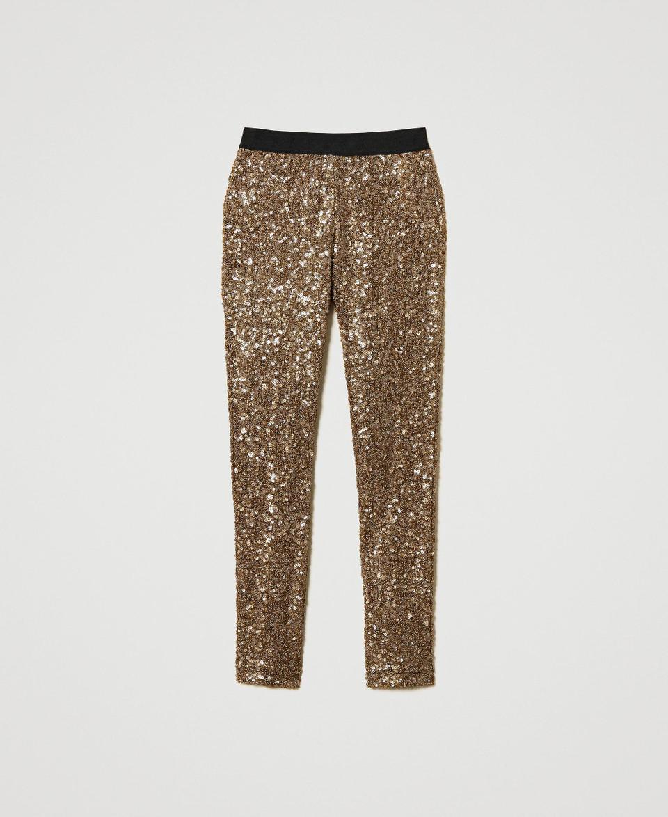 Twin Set Leggings MYFO in full paillettes Offerta Anniversario