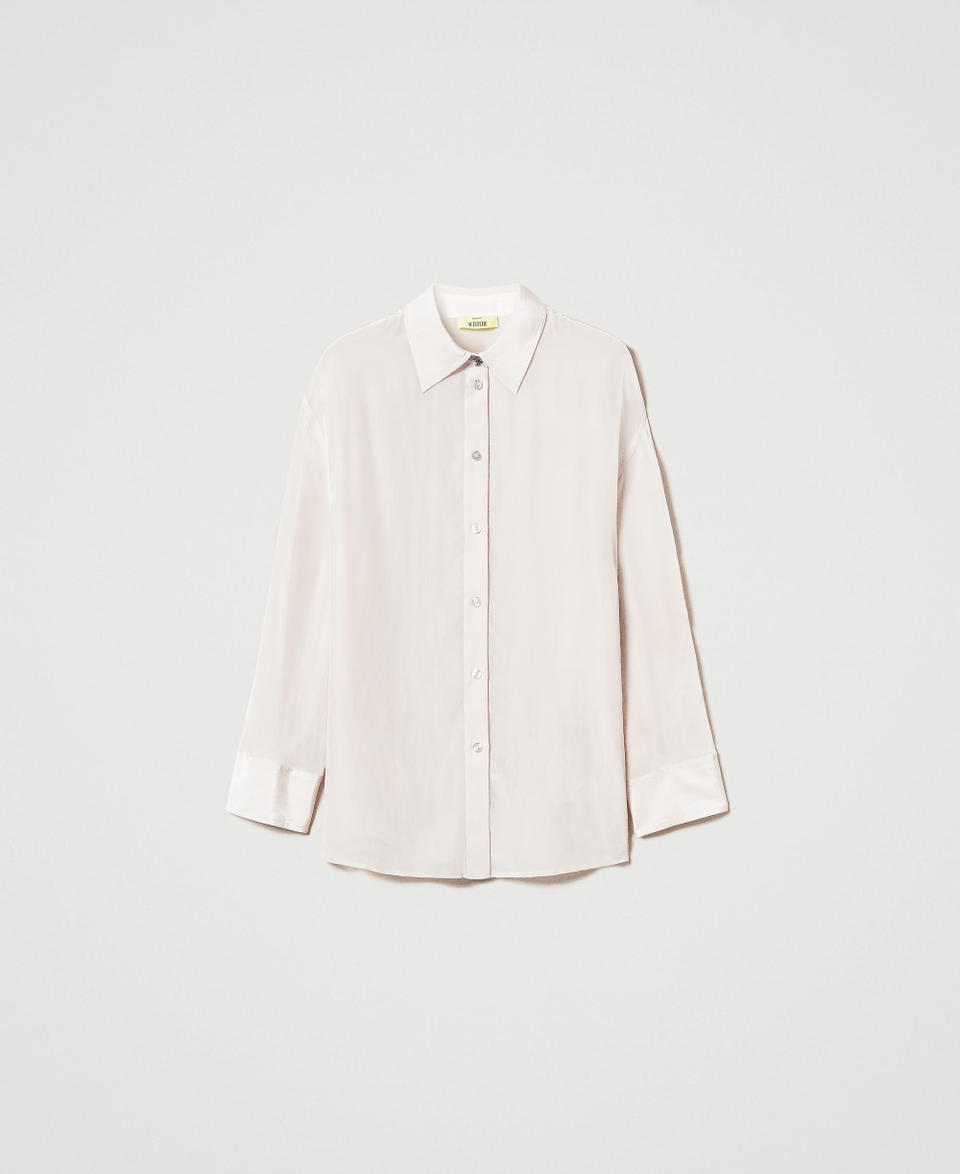 Twin Set Camicia MYFO in satin Smaltimento dello stoccaggio