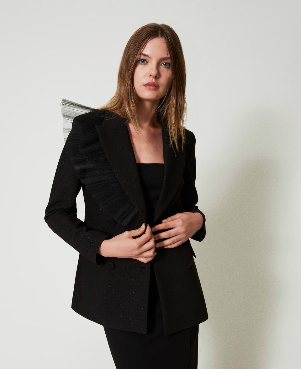 Twin Set Giacca blazer con volant in tulle Bestseller
