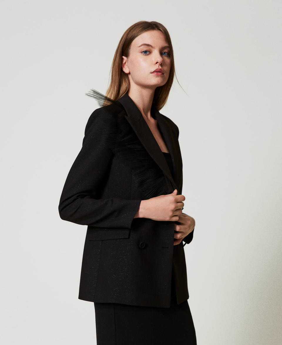 Twin Set Giacca blazer con volant in tulle Bestseller