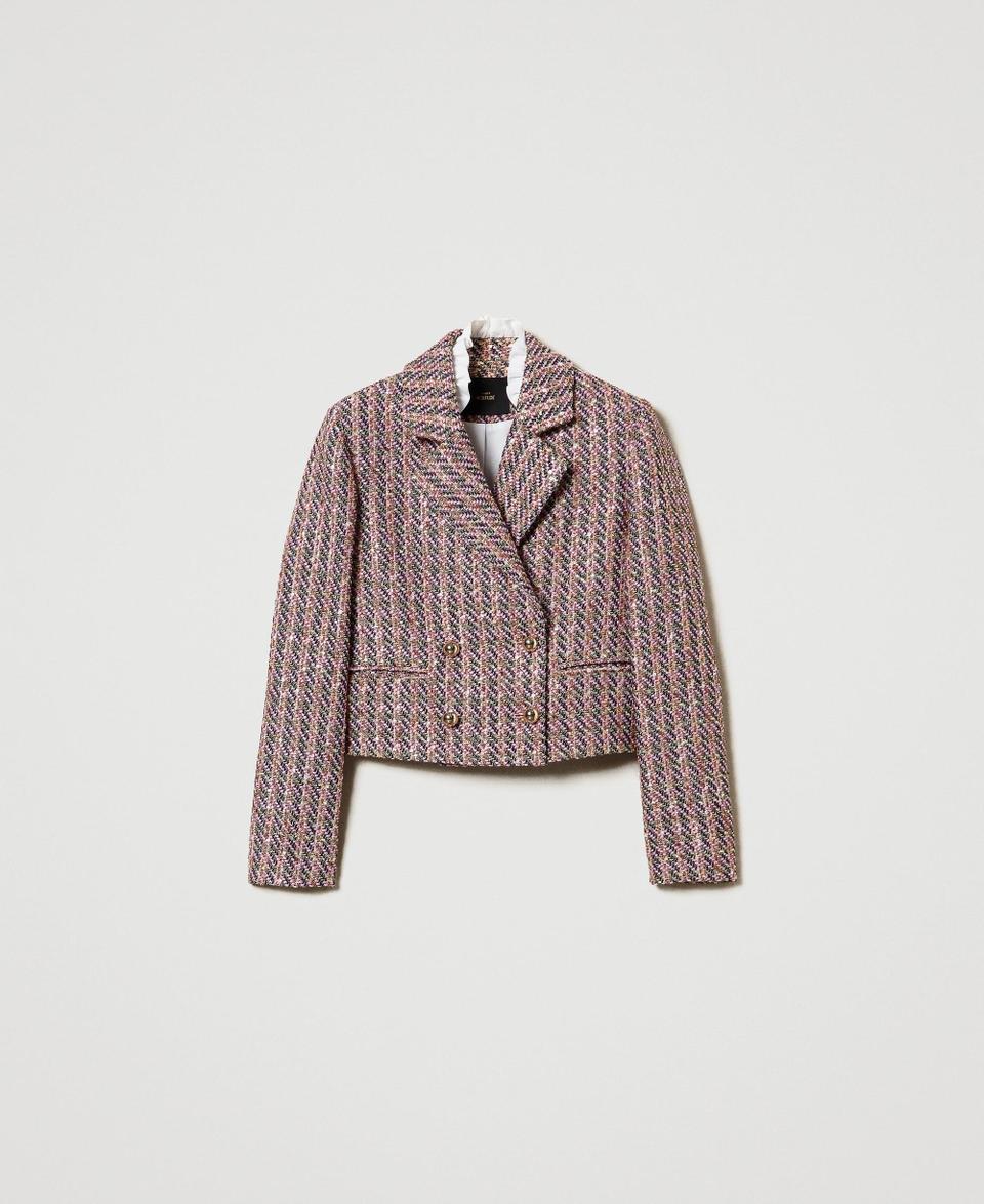 Twin Set Giacca blazer in bouclé e lurex Offerte giornaliere