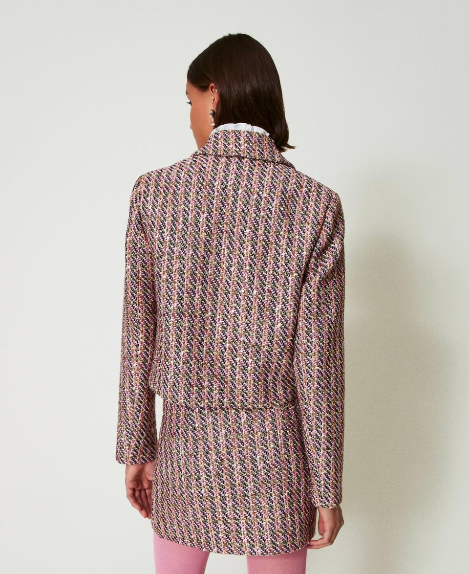 Twin Set Giacca blazer in bouclé e lurex Offerte giornaliere