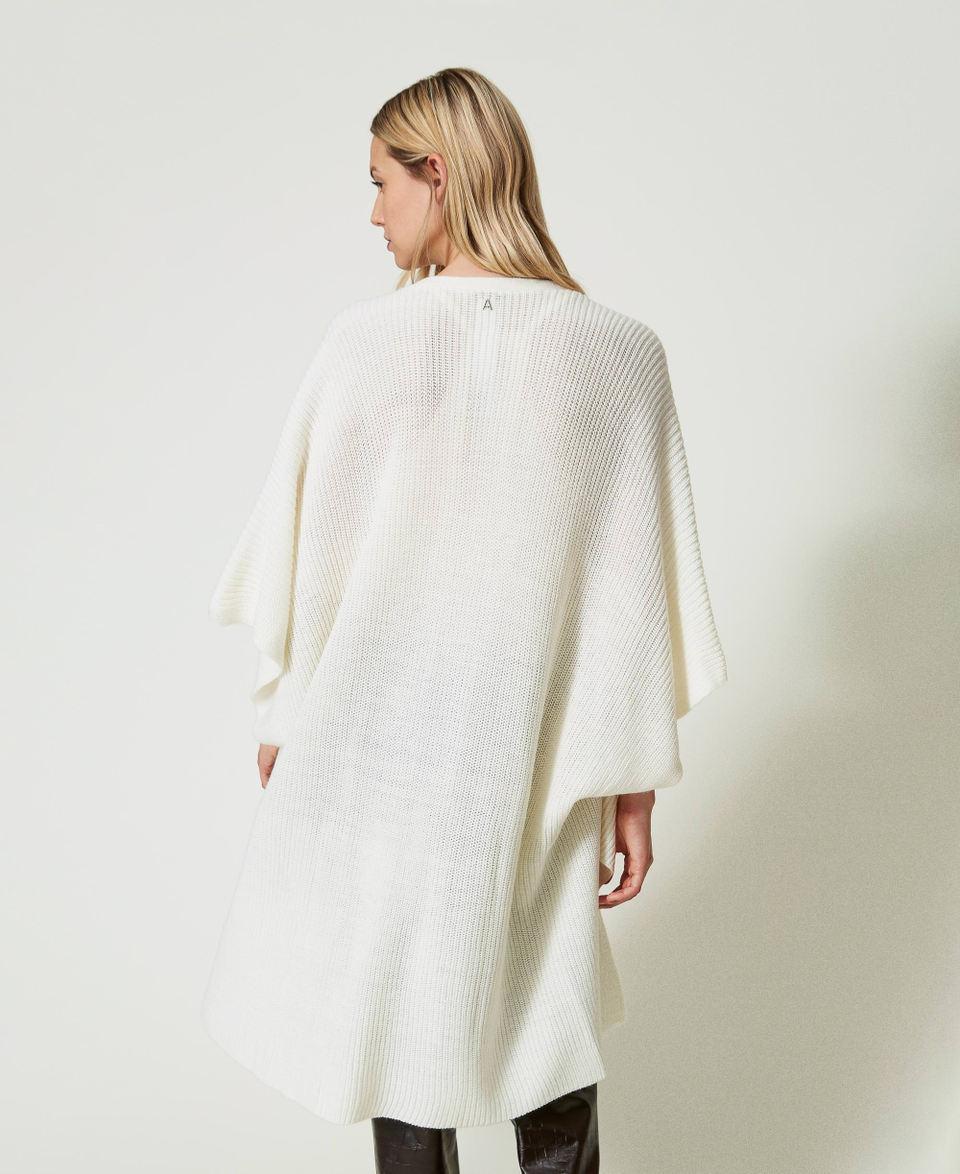 Twin Set Poncho in maglia con ricami Prezzo basso