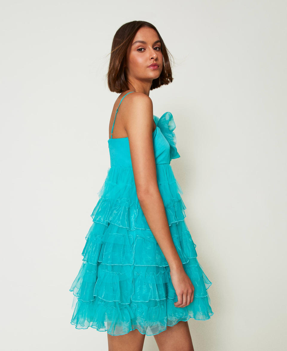 Twin Set Abito corto in tulle e organza Duty-free