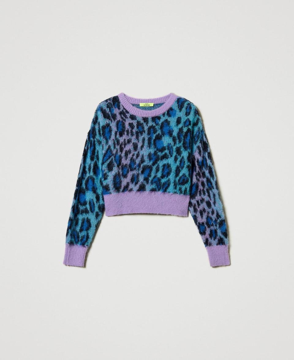 Twin Set Maglia boxy MYFO in maglia jacquard 2025