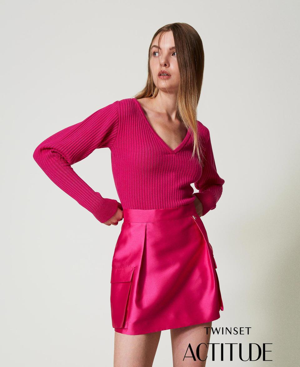 Twin Set Minigonna in twill mikado Soddisfazione Garantita