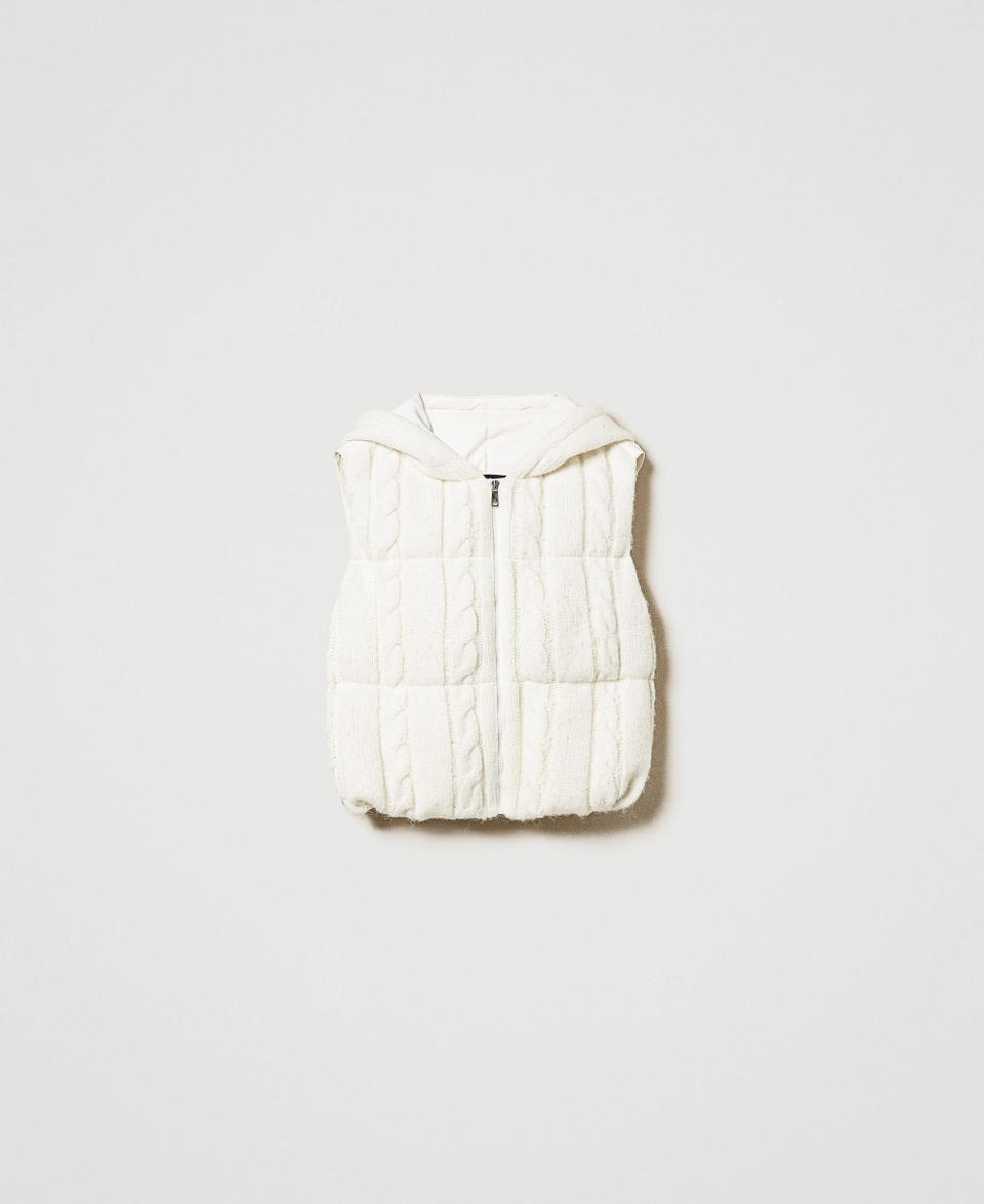 Twin Set Gilet imbottito con trecce Promozione Limitata