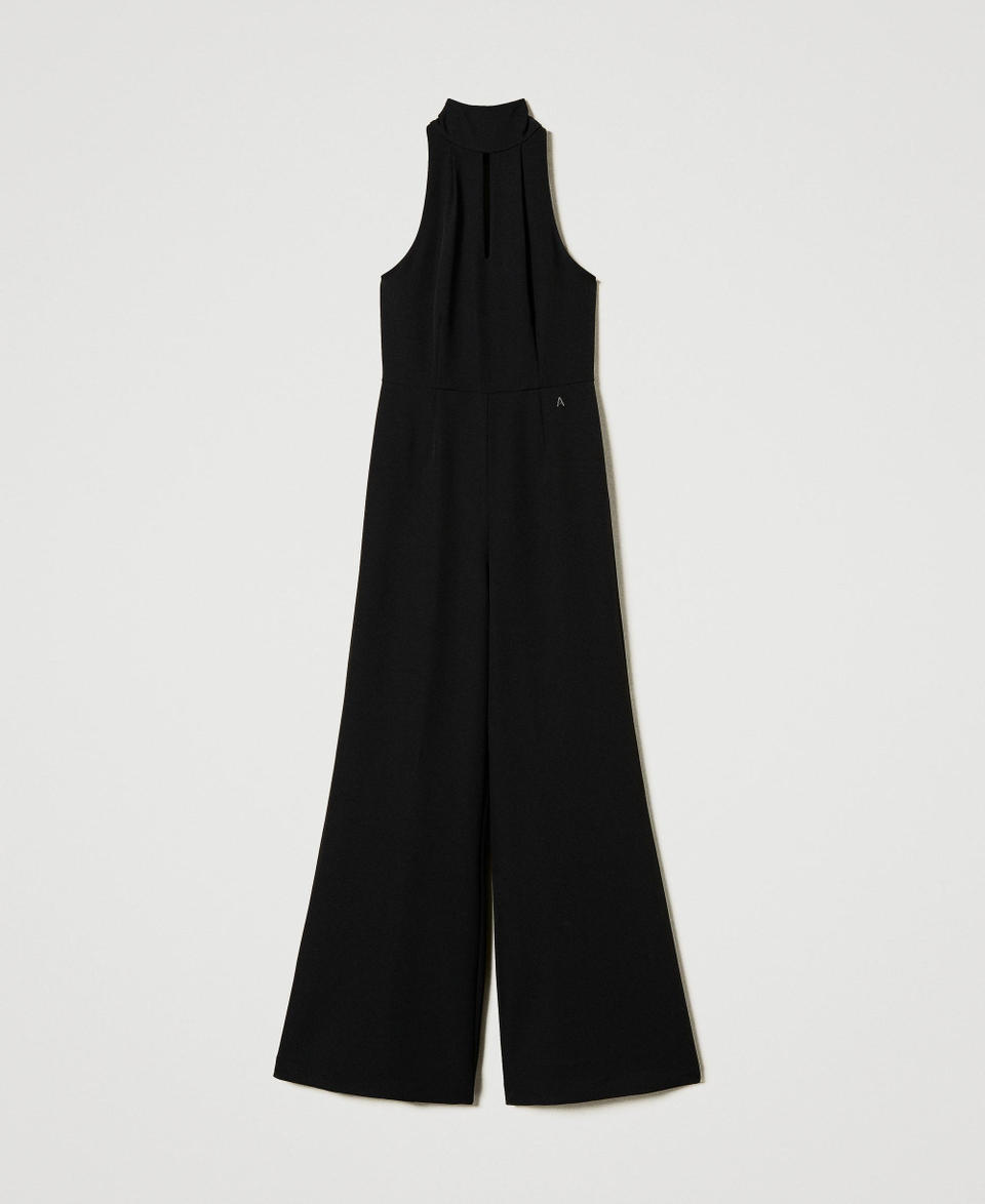 Twin Set Tuta halter in crêpe cady Fino Al -60%