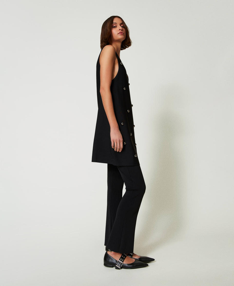 Twin Set Pantaloni flare in maglia Novità