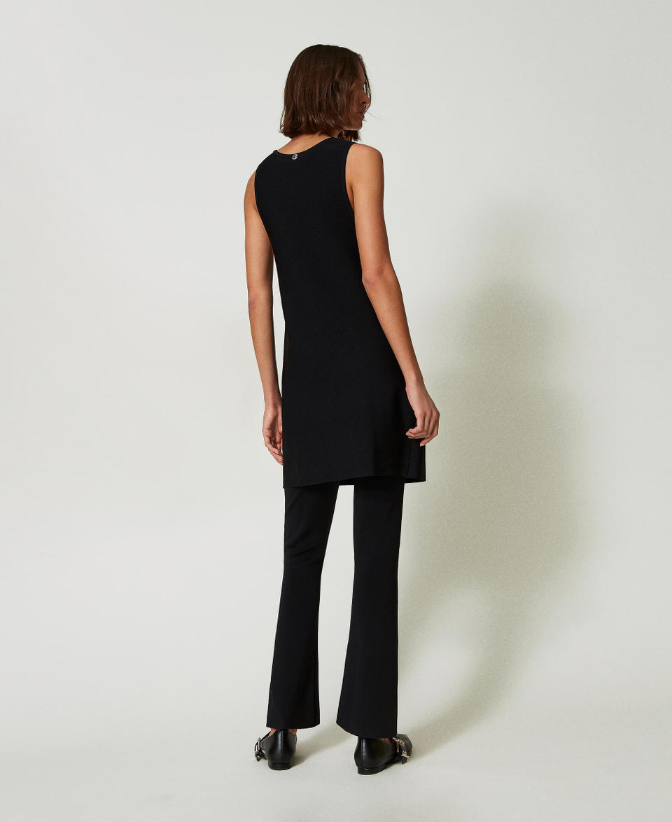 Twin Set Pantaloni flare in maglia Novità