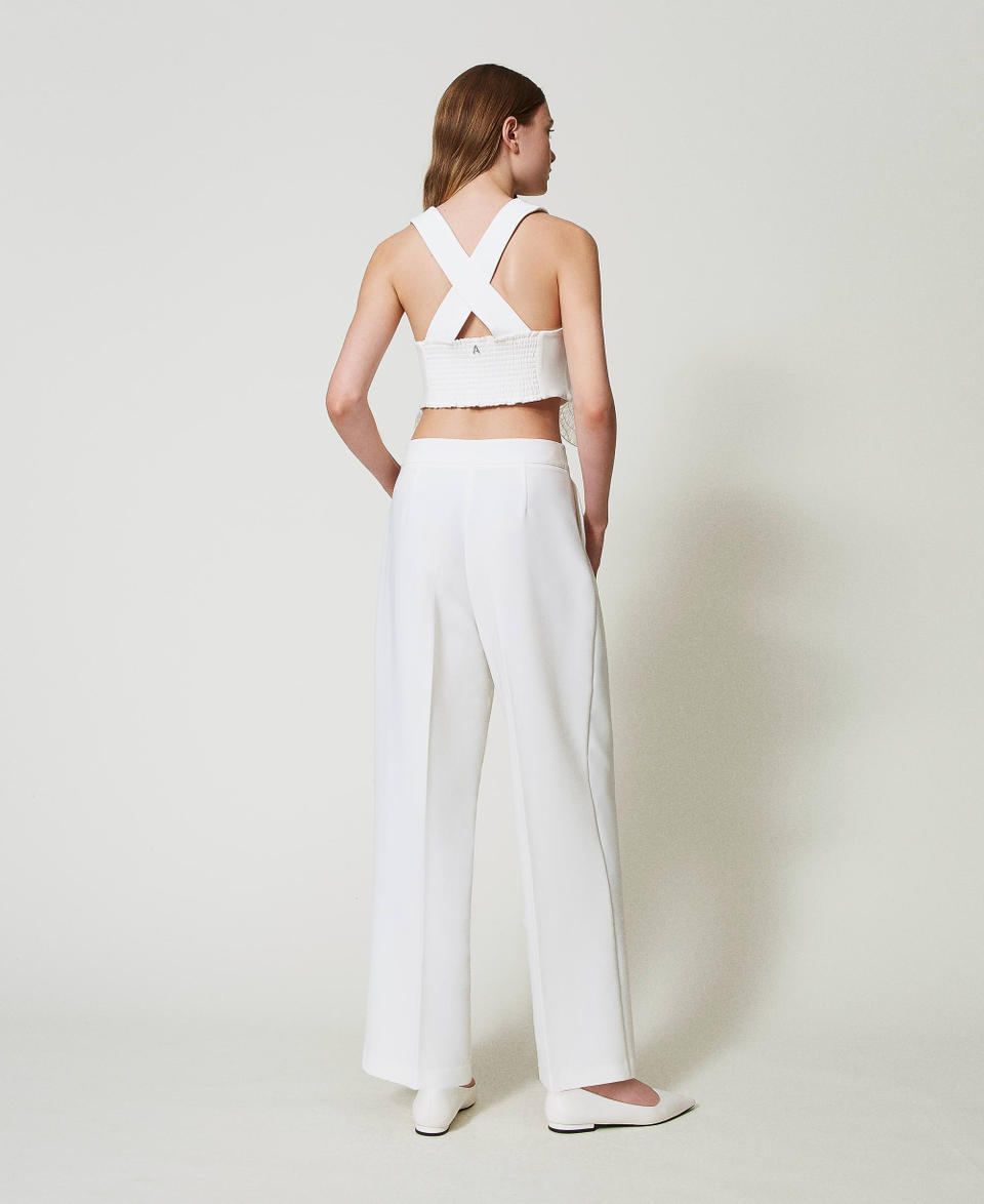 Twin Set Pantaloni a palazzo con pieghe Online