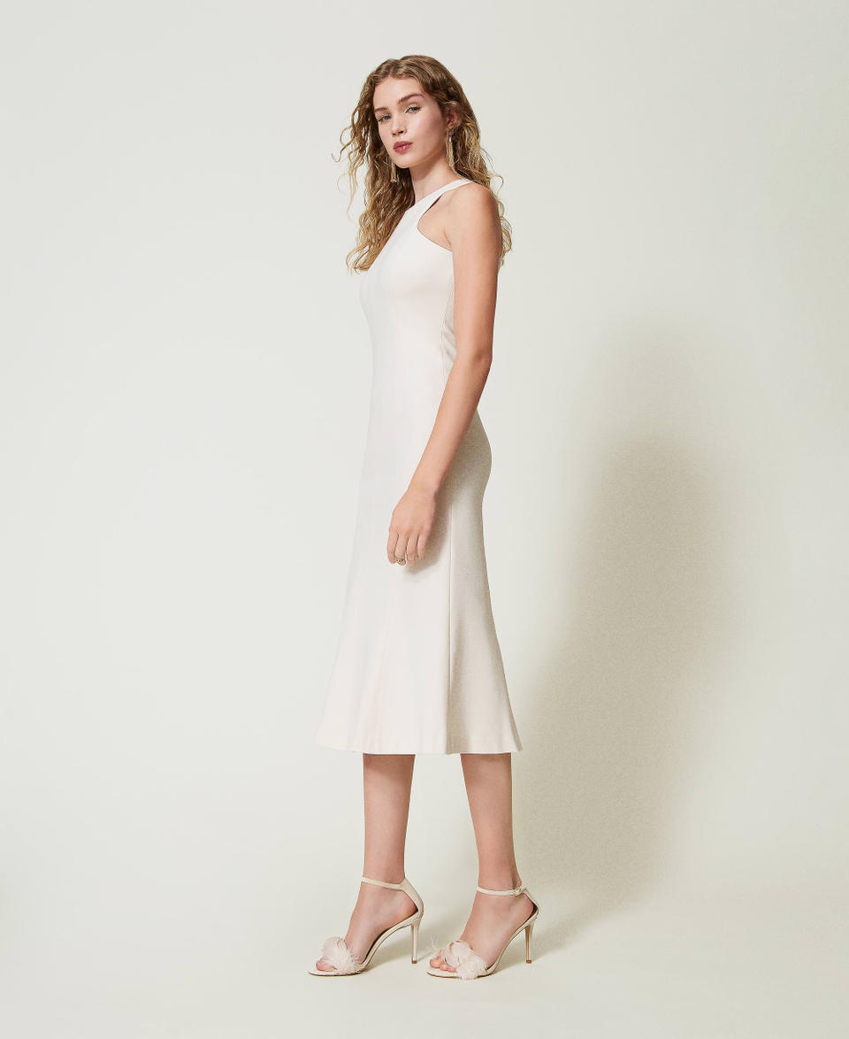 Twin Set Abito longuette con scollatura all'americana Offerte